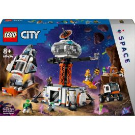 Lego City Base Espacial Y Plataforma de Lanzamiento 60434 - Set de Exploración Espacial con Nave, 6 Minifiguras y Robot