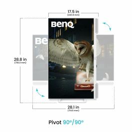 BenQ EW3290U Monitor 31.2" 4K Ultra HD LED IPS 5ms HDR HDMI USB-C Blanco para Hogar