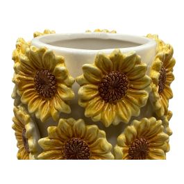 Jarron Shabby DKD Home Decor Amarillo Blanco 14 x 22 x 14 cm (4 Unidades) Jarron Shabby DKD Home Decor Amarillo Blanco 14 x 22 x 14 cm (4 Unidades)