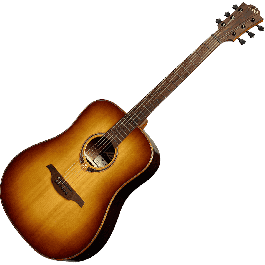 LAG Guitarra Acústica Dreadnought Tramontane 118 - Brown Shadow Lag Acabado Brillante