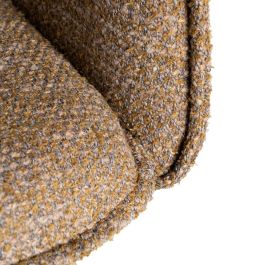 Silla Beige Tejido-Metal Salón 58,50 X 60 X 86,50 cm