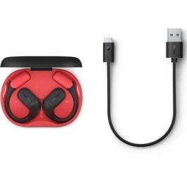 Philips TAA6709BK Auriculares Deportivos Inalámbricos Bluetooth Conducción Aérea IP55 Abiertos 28h autonomía Negros y Rojos