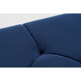 DKD Home Decor Descalzadora 44 x 46 x 97 cm Azul Terciopelo