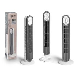 Argon Ventilador Torre Giratoria 45W Blanco Gris 22x78x22cm 3 Velocidades Oscilación 90° Precio: 23.78999997. SKU: B1KB3M96JT