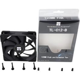 THERMALRIGHT - TL-C12-B - Ventilador de PC - 120 mm - 1500 RPM - <25,6 dBA - 66,17 CFM