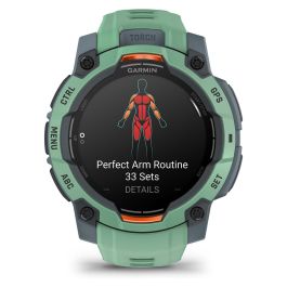 Garmin Instinct 3 AMOLED (45mm) twilight/neo tropic Reloj Inteligente GPS para Deporte con Pantalla AMOLED Táctil Unisex