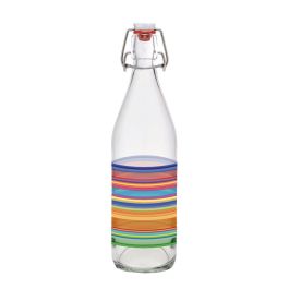 Botella de Cristal La Mediterránea Vidrio 1 L (12 Unidades) Botella de Cristal La Mediterránea Vidrio 1 L (12 Unidades)