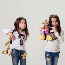 Cerdá Llavero Peluche Mickey 100% Poliéster Gold