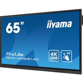 Iiyama TE6512MIS-B3AG Monitor 65" UHD 4K IPS Panel Android 11, 8GB RAM, 64GB Almacenamiento, 40-Puntos Táctiles, Altavoces 2x16W Iiyama TE6512MIS-B3AG Monitor 65" UHD 4K IPS Panel Android 11, 8GB RAM, 64GB Almacenamiento, 40-Puntos Táctiles, Altavoces 2x16W