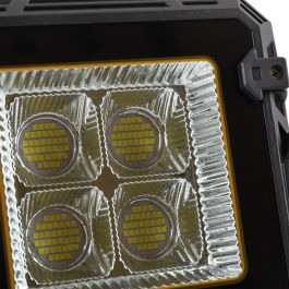 Proyector Solar 100W con Control Remoto IP65 Kit LED Batería Litio Panel Solar 4m Cable 1916-FLSOL-100W-CW