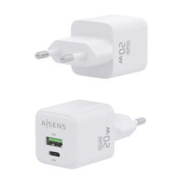 Cargador de Pared Aisens ASCH-20W2P010-W Blanco 20 W (1 unidad)