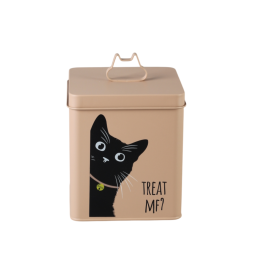 DKD Home Decor Bote de Metal Beige para Comida Gato 14.5 x 19.3 x 14.5 cm (6 Unidades) Precio: 38.50000022. SKU: B1F7EQZK3T