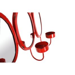 Espejo de pared DKD Home Decor 37 x 38 x 8,5 cm (3 Piezas) (2 Unidades)