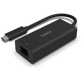 Belkin INC012BTBK Adaptador USB4 a Ethernet 2.5GB, con Puerto RJ-45, Color Negro