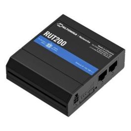 Teltonika Networks RUT200 Router Celular Industrial 4G LTE, Wi-Fi, 2 Puertos Ethernet RJ-45, Ranura SIM, Compacto para M2M Teltonika Networks RUT200 Router Celular Industrial 4G LTE, Wi-Fi, 2 Puertos Ethernet RJ-45, Ranura SIM, Compacto para M2M