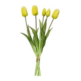Everlands Ramo de tulipanes amarillos artificiales de polipropileno 15 x 15 x 40 cm Precio: 11.49999972. SKU: B145EPBXFR