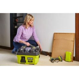 Ryobi RV1811-0 Aspirador de taller 18V, 1500 l/min, 11 L, Filtro HEPA H12, Con adaptador, boquilla para rincones y embudo