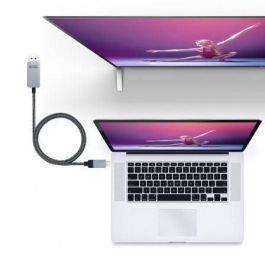 Nanocable 10.15.5002 Cable Conversor USB-C Macho a DisplayPort 1.2 Macho 4K 60Hz Unidireccional 1.8m Negro Compatible Thunderbolt 3 Nanocable 10.15.5002 Cable Conversor USB-C Macho a DisplayPort 1.2 Macho 4K 60Hz Unidireccional 1.8m Negro Compatible Thunderbolt 3
