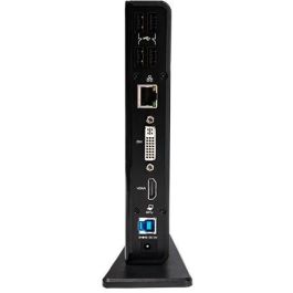 Club3D Docking Station USB 3.2 Gen 1 Dual Display HDMI DVI 4x USB 2.0 2x USB 3.2 Gen 1 Gigabit Ethernet Negro