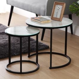 Set Mesillas Nido Acb/ Marmol Versa 50X45CM Set Mesillas Nido Acb/ Marmol Versa 50X45CM