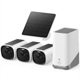 EUFY EufyCam E40 Kit de 3 Cámaras con HomeBase S380 y Panel Solar Precio: 748.748. SKU: B12ADH8GJ6