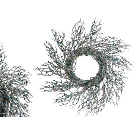 Krist+ Corona Rama Azul Oro Plástico 50 cm x 50 cm x 10 cm (Set de 4) Precio: 62.50000053. SKU: B1F2DKPSZX