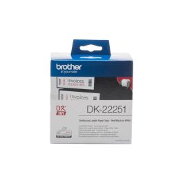 Brother Cinta Continua Papel Térmico Impresión Negro y Rojo Fondo Blanco 62mm x 15,24m Precio: 20.50000029. SKU: B1A5QT5V9E