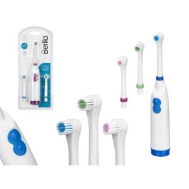 Berilo Set Cepillo Eléctrico con 3 Cabezales de Plástico ABS 12 x 28.7 x 3 cm (24 Unidades) Precio: 74.78999957. SKU: B1ENPS9HN2