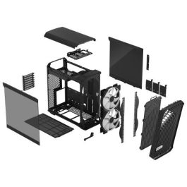 Fractal Design Torrent Compact Negro - Caja PC ATX/EATX/micro ATX/Mini-ITX/SSI CEB con Ventiladores 180mm - FD-C-TOR1C-02