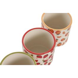 Macetero Tropical DKD Home Decor Blanco Multicolor 13.5 x 15 x 13.5 cm Set de 2 (12 Unidades) Macetero Tropical DKD Home Decor Blanco Multicolor 13.5 x 15 x 13.5 cm Set de 2 (12 Unidades)
