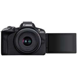 Canon EOS R50 MILC Cámara Negra Kit RF-S 18-45mm 24.2 MP 4K