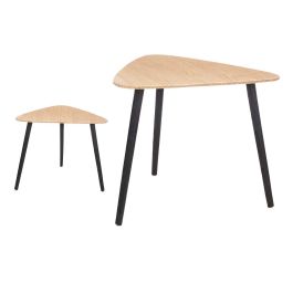 Mesa de Centro Triangular Negro Giftdecor 60x48x64 cm - Madera Natural Precio: 28.58999979. SKU: B1CJGH3LGS