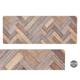 Kinvara Alfombra de Cocina Efecto Madera de Poliéster 45x120 cm Antideslizante (Set de 12) Precio: 57.79000051. SKU: B123BEZBL3