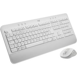 Logitech 920-011038 Kit Teclado y Ratón Inalámbrico Bluetooth QWERTY Blanco para Oficina