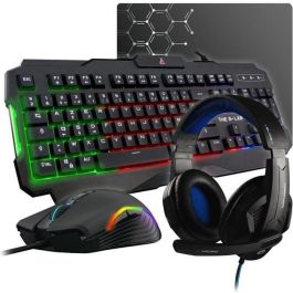THE G-LAB Gaming Argon Combo Calibre + Mouse y alfombra + Auriculares - KEYZ 120 FR, KULT 130, KORP 150, PAD - ES Precio: 60.5. SKU: B1GMWXBZ5Y