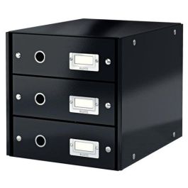 Leitz Fichero cajones sobremesa 3 cajones A4 negro 290x283x360 mm, cartón reciclado, plegable y apilable, Click & Store Precio: 57.49999981. SKU: B1DQCZPHQ9