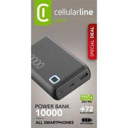 Cellularline ESSENCE Turbo 10000 Power Bank 10000 mAh Ión Litio Negro Carga Rápida USB Power Delivery 20W Precio: 37.50000056. SKU: B14XA6TJJ2