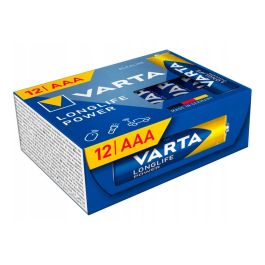 Varta Pila Alcalina AAA LR03 Longlife Power Caja 12 Unidades Ø10,5 x 44,5 mm Precio: 7.49999987. SKU: B1D23SPN9Z