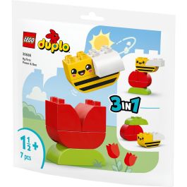 LEGO 30686 Mis Primeras Flor y Abeja DUPLO Juego de Construcción para Bebés de 1.5 años (7 piezas)