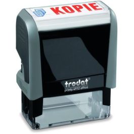 trodat 4912 Sello Autoentintado Printy 4.0 'KOPIE' 17x46mm Negro/Gris con Tinta Azul/Rojo Precio: 33.4999995. SKU: B13Z44YF7P