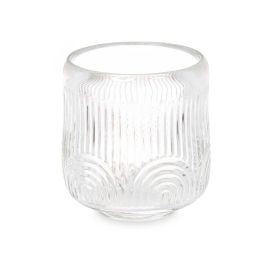 Portavela Circulo Raya Grd Transparente Giftdecor 9X9CM (12 Unidades) Portavela Circulo Raya Grd Transparente Giftdecor 9X9CM (12 Unidades)