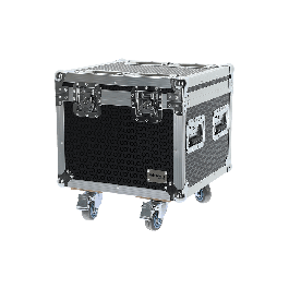 Algamlight Flight Case para 2 Blinder 400 CW WWA / FL600V-IP de Madera con Espuma, Cierres de Mariposa y Ruedas