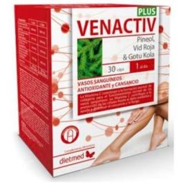 DIETMED Venactiv Plus 30 Cápsulas - Suplemento para Piernas Cansadas con Vitamina C Precio: 19.5000003. SKU: B177SJN5SV