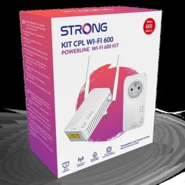 Kit CPL - STRONG - Powerline Wi-Fi 600 Duo - Módulo Wi-Fi, Punto de Acceso 300 MB Precio: 65.49999951. SKU: B17MAQ48NH