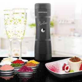 ROMMELSBACHER FD 500 Food Desinger Perlino - Aparato para elaboración de perlas de gelatina, negro