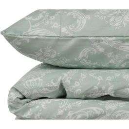 Juego de Cama ASI8681181708514 - Funda Nórdica 220x240 cm y 2 Fundas de Almohada 60x60 cm - 65% Algodón, 35% Poliéster - Verde