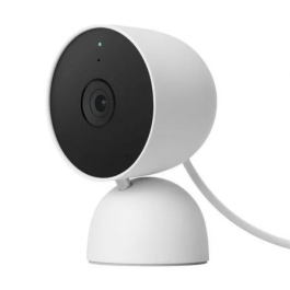 Google Nest Cam GA01998-IT Cámara de Vigilancia 2ª Generación 1080p Visión Nocturna Control APP
