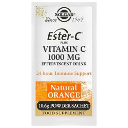 Solgar Ester-C Plus Vitamina C 1000mg Polvo Efervescente 21 Unidades | Sabor Naranja Inmunidad 24h Precio: 15.7899995. SKU: B16BTE9C5X