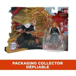 Bandai BAN1736489429386 Figura articulada Ultimate Legends HD Demon Slayer Kyojuro Rengoku 12 cm