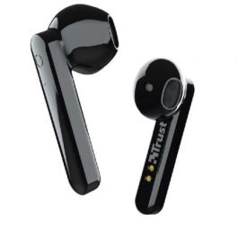 Auriculares Bluetooth Trust Primo Touch con estuche de carga/ Autonomía 4h/ Negros Auriculares Bluetooth Trust Primo Touch con estuche de carga/ Autonomía 4h/ Negros
